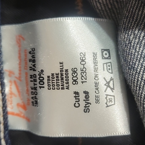 Citizens Of Humanity Dark Blue Cigarette Selvage Jeans Size 27 - Picture 6 of 9